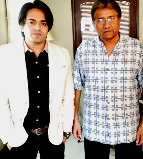 Naveed Raza With Pervaz Musharraf