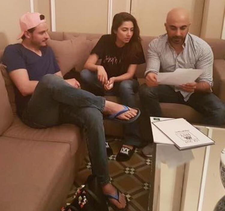 Osman Khalid & Mahira Khan preparing With HSY