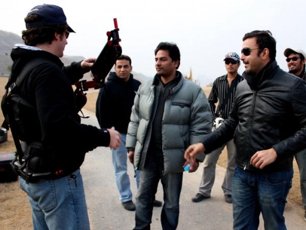 Pakistani Actor on the Sets of WAAR Movie