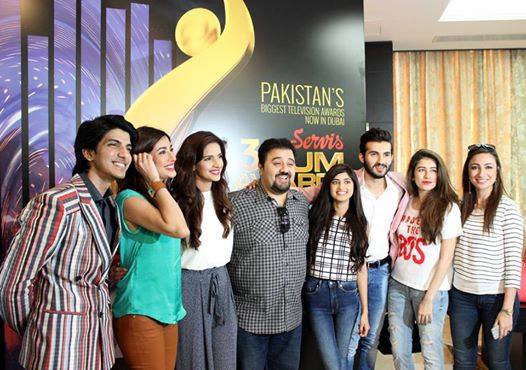Pakistani TV Stars Spotted At Press Conference For 3rd Hum Awards In Dubai