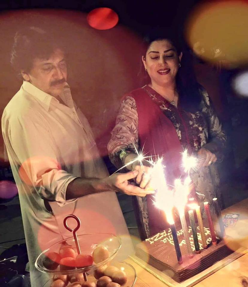 Qaiser Khan & Fazila Celebrating Their Wedding Anniversary