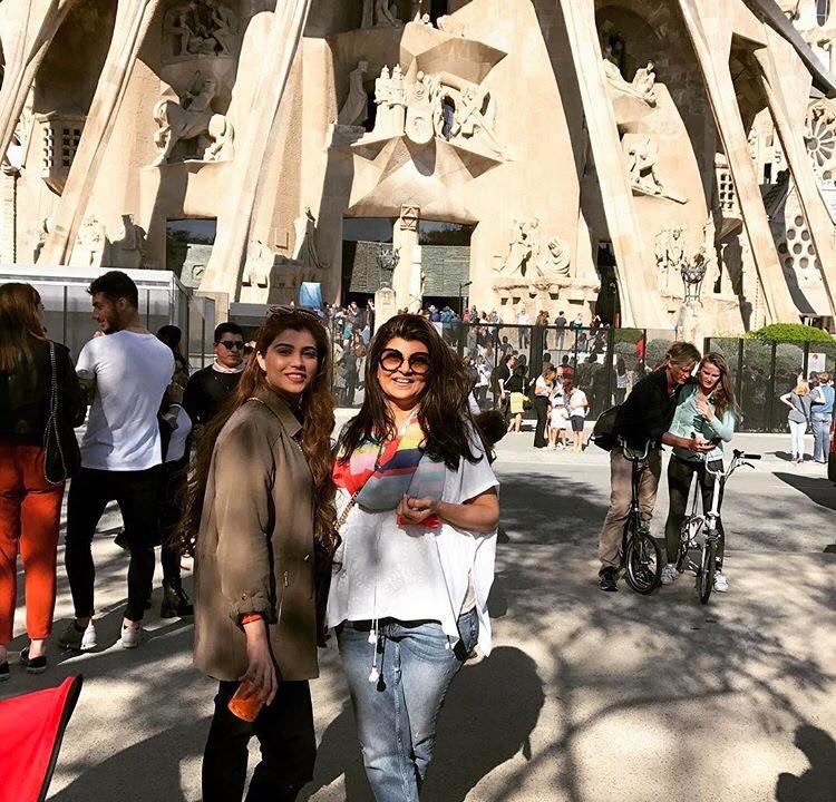 Rubina Ashraf Having Good Time In Barcelona