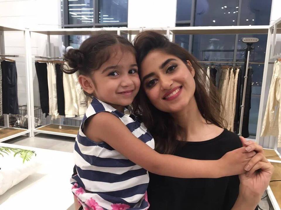 Sajal Aly With Fan