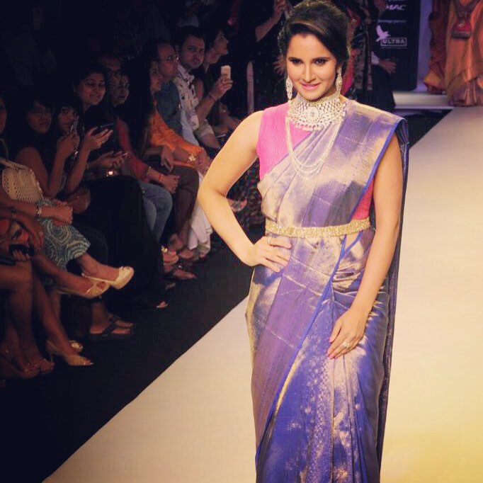 Sania Mirza Ramp Walk For Moni Agarwal