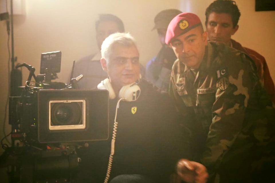 Shaan During Shoot Of Yalghaar