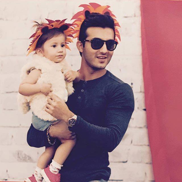 Shahroz Sabzwari with his adorable daughter Nooreh