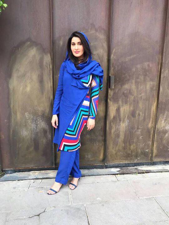 Shaista Lodhi In Turkey Recording Ramzan Special