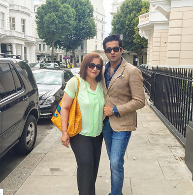 Sheheryar Munawar With His Mother