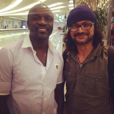 Strings Faisal Kapadia with US Singer Akon