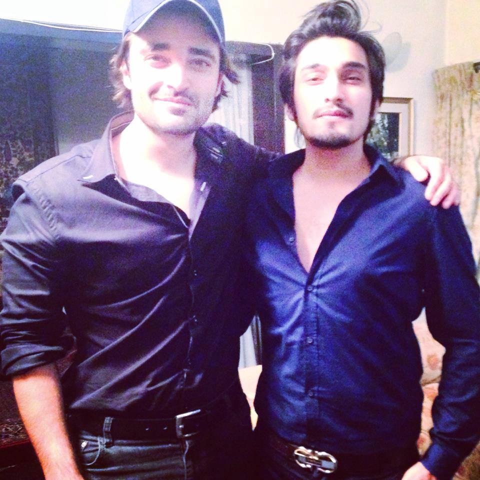 Uzair Jaswal with Hamza Ali Abbasi