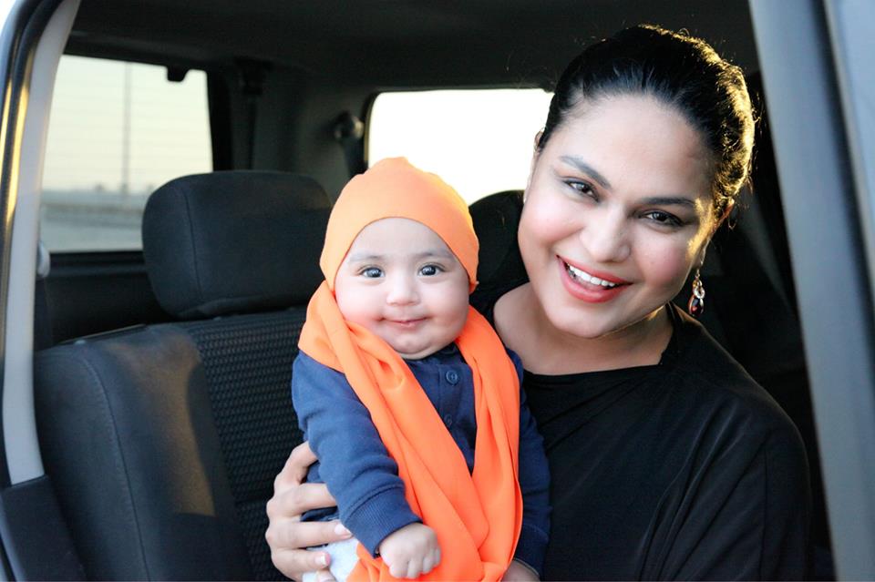 Veena Malik And Her Son Abram
