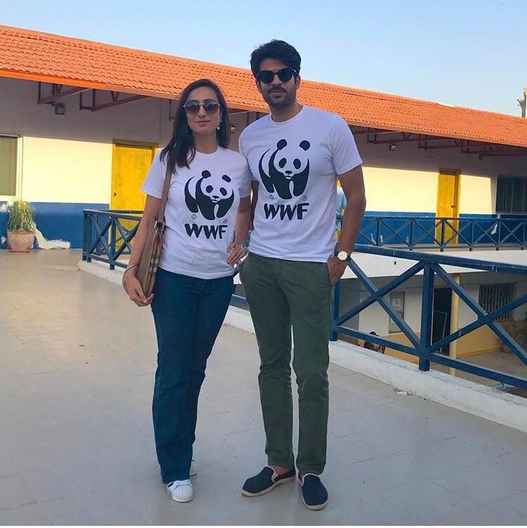 WWF Ambassadors Anoushey Ashraf & Adnan Malik