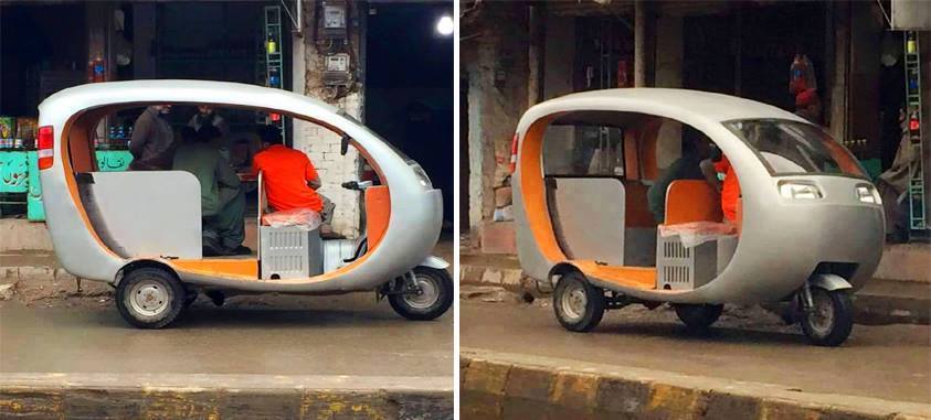 A Local Pakistani Mechanic Designed This Rickshaw