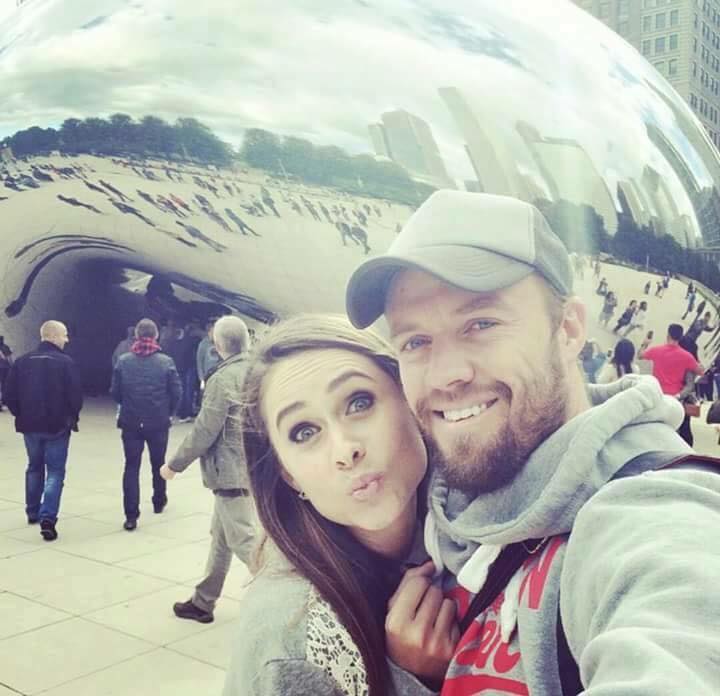 A B Devillier Selfie With Wife