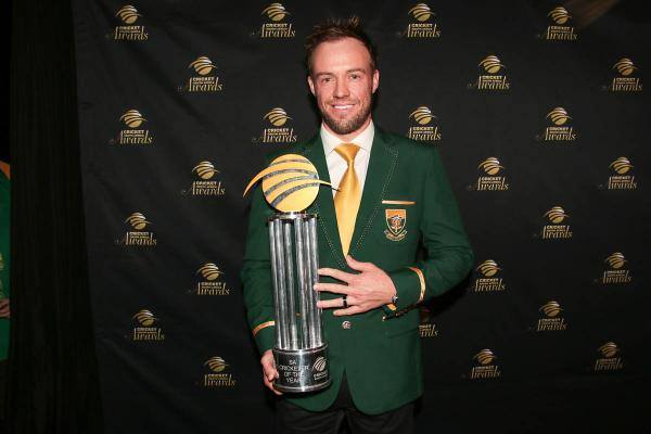 AB de Villiers Wins South African Cricketer Of The Year Award