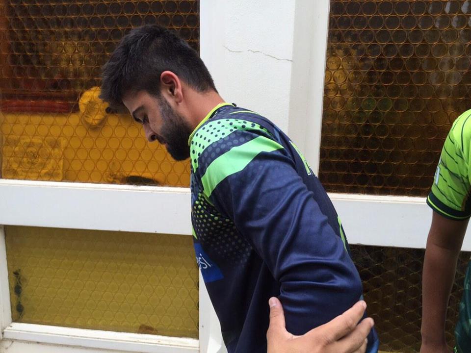 Ahmed Shahzad Suffers Elbow Injury