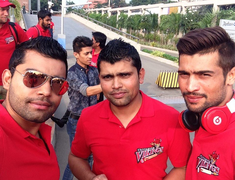Amir with Akmal Brothers