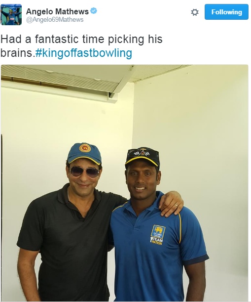 Angelo Mathews Tweets