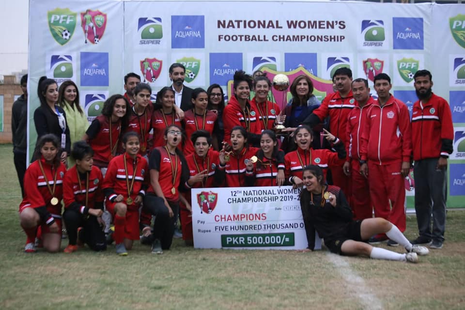 Army Wins National Women's Football Championship 2020 