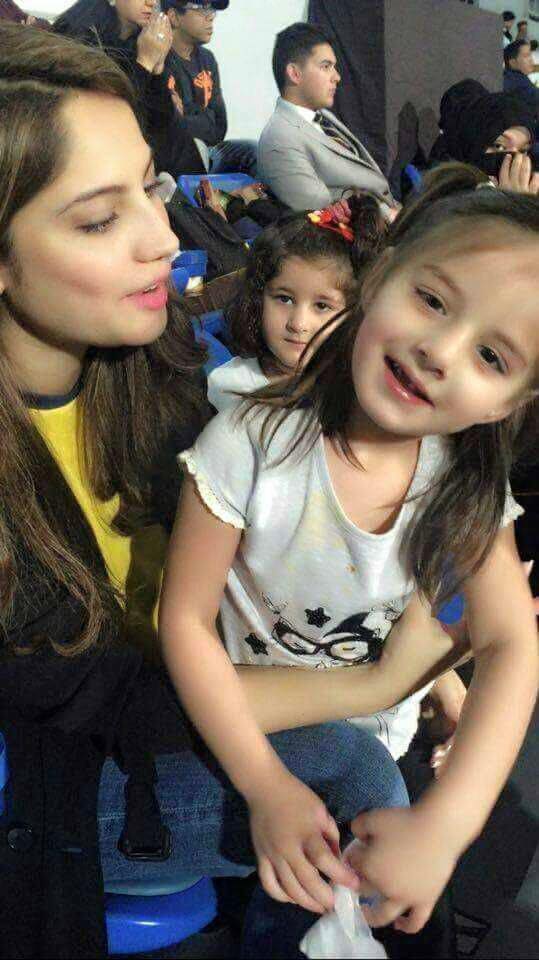 Asmara Afridi with Tv Actress Neelam Munir