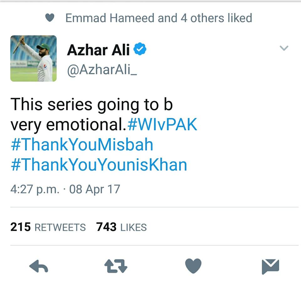Azhar Ali Tweet