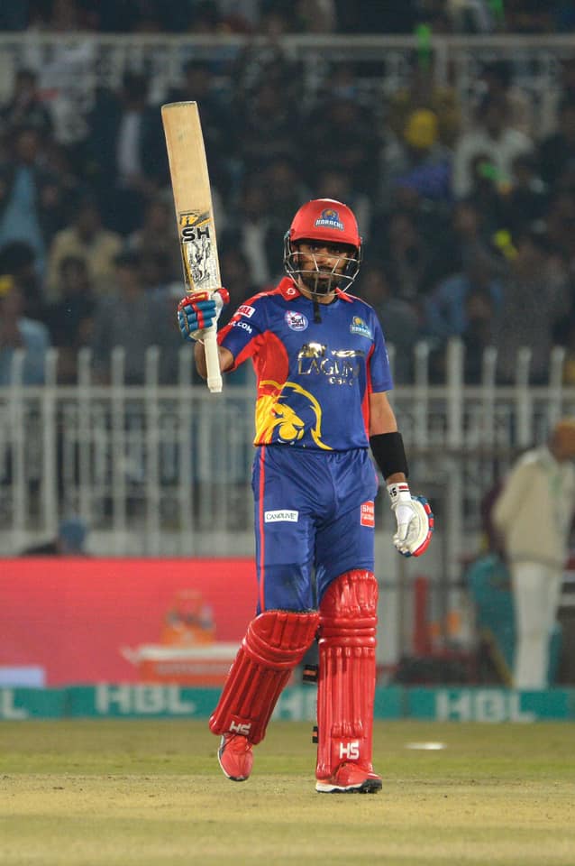 Babar Azam Recorded His 2nd Fifty Of PSL 5