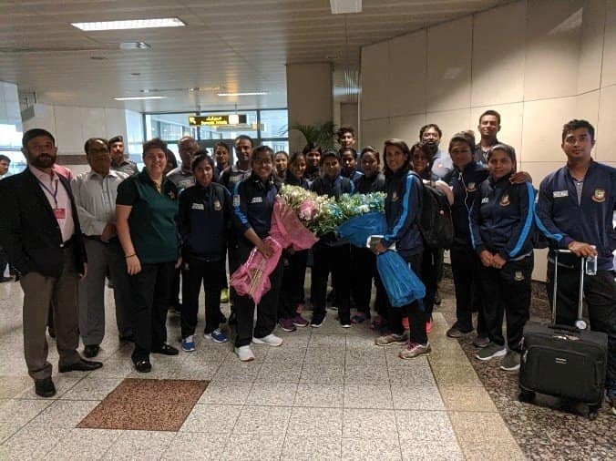 Bangladesh Women Arrives In Lahore For T20I And ODI Series