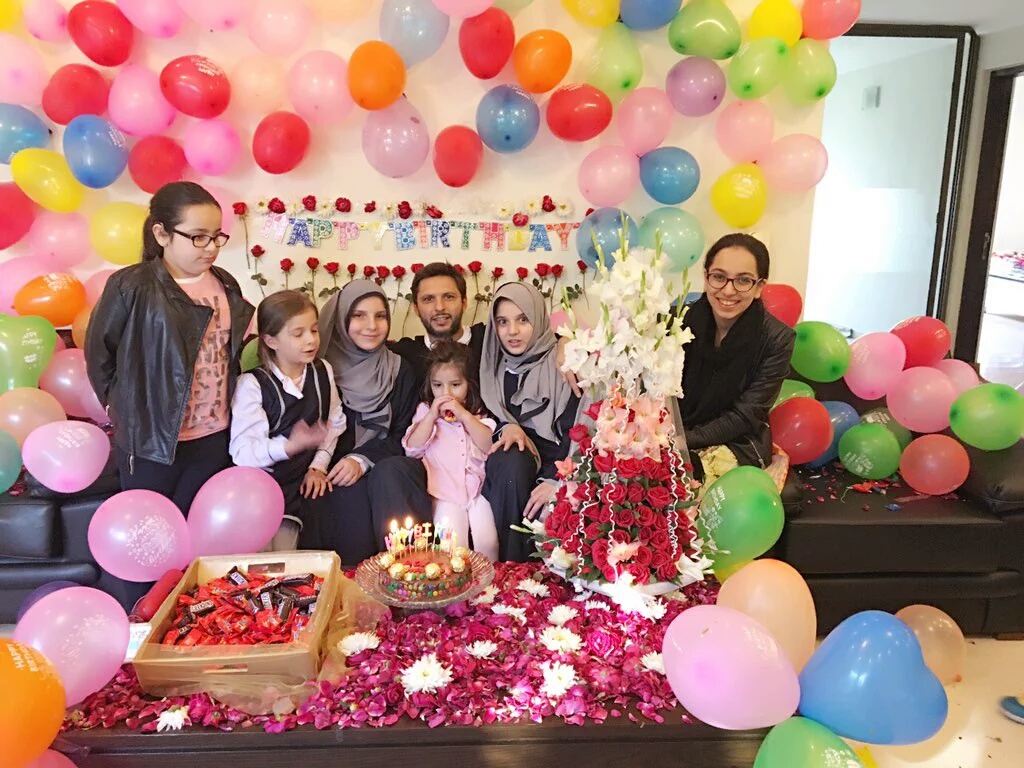 Boom Boom Afridi on his Daughters Birthday