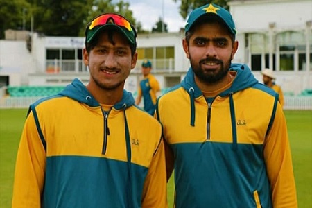 Captains Of Pakistan U19 And Pakistan T20I And ODI Team Sharing Frame Together