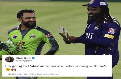 Chris Gayle Is Coming To Support Pakistan