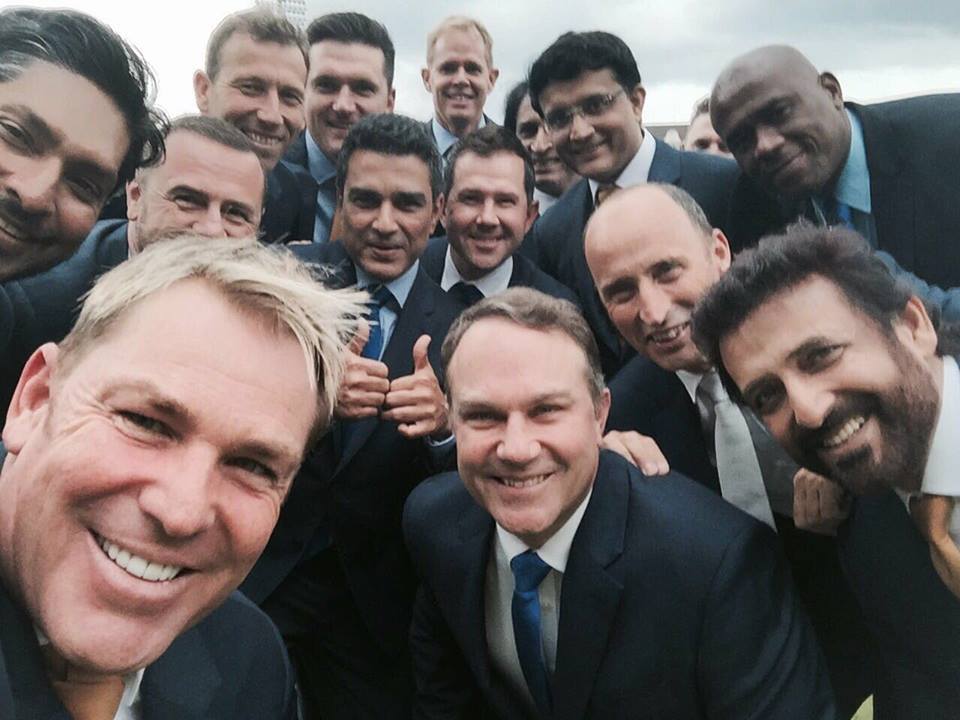 Commentators Selfie For Champions Trophy