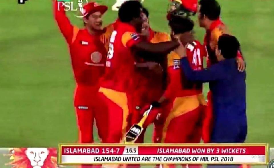 Congratulations To Islamabad United On Becoming The Champions Once Again