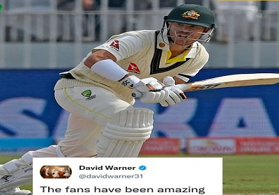 David Warner Loving Pakistani Fans In Pindi Cricket Stadium