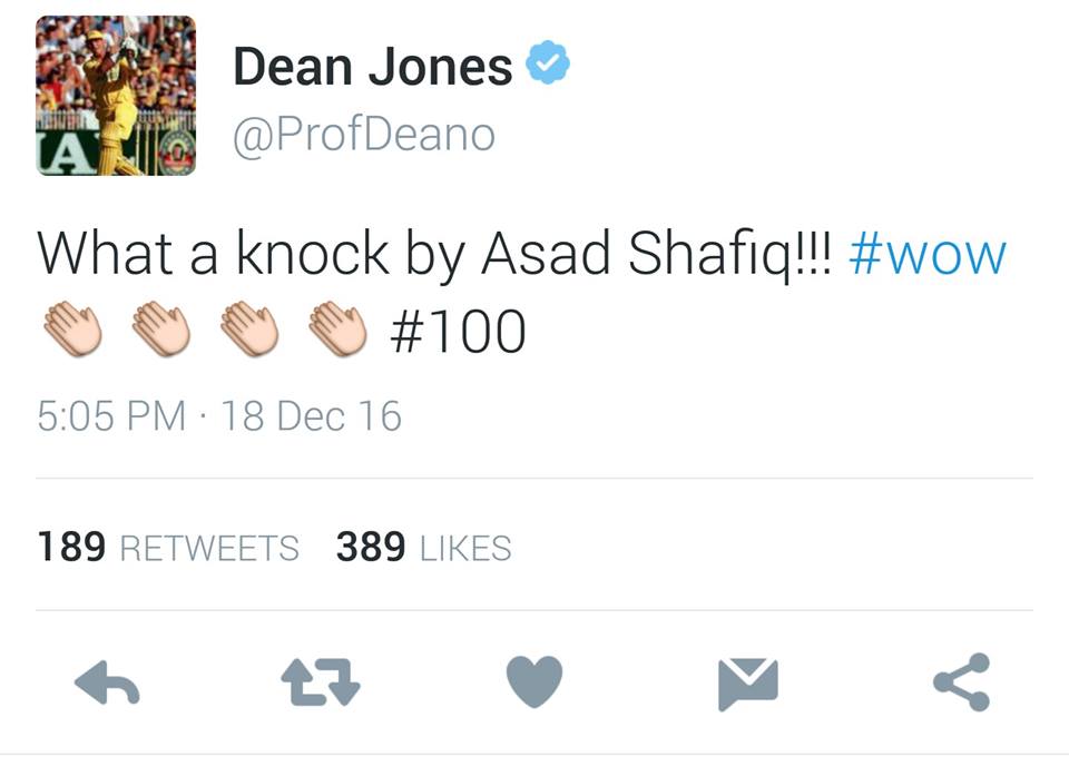 Dean Jones Tweet