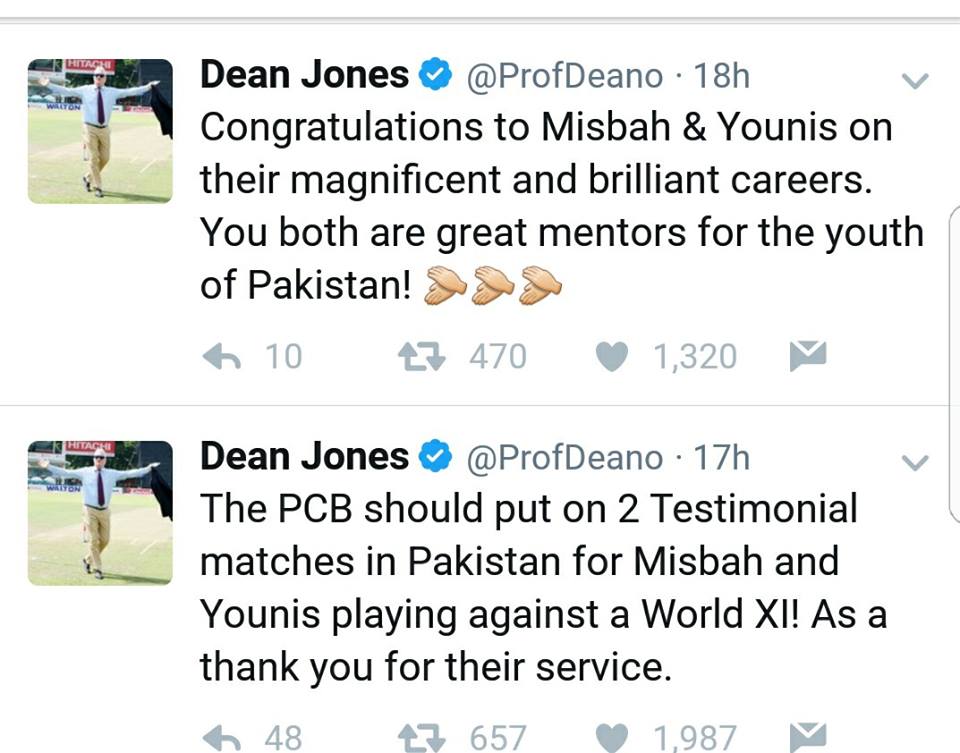 Dean Jones Tweets
