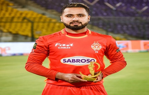 Faheem Ashraf Gets Player Of The Match Award