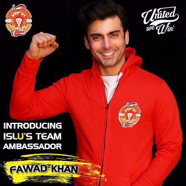 Fawad Khan Has Become Ambassador Of Islamabad United In PSL