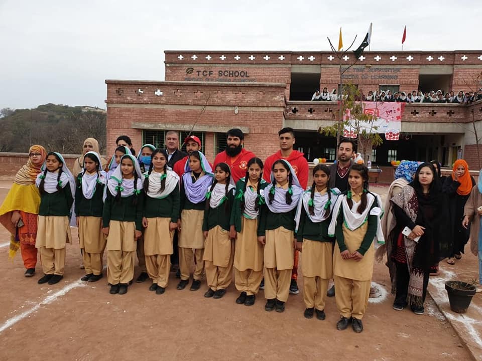 Head coach Misbah Ul Haq Visited TCF School In Islamabad
