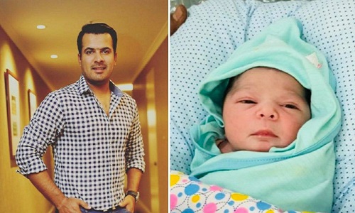 Here Is The First Look Of Sharjeel Khan's Cute Little Daughter
