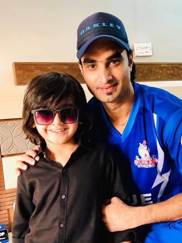 Imran Nazir With His Son