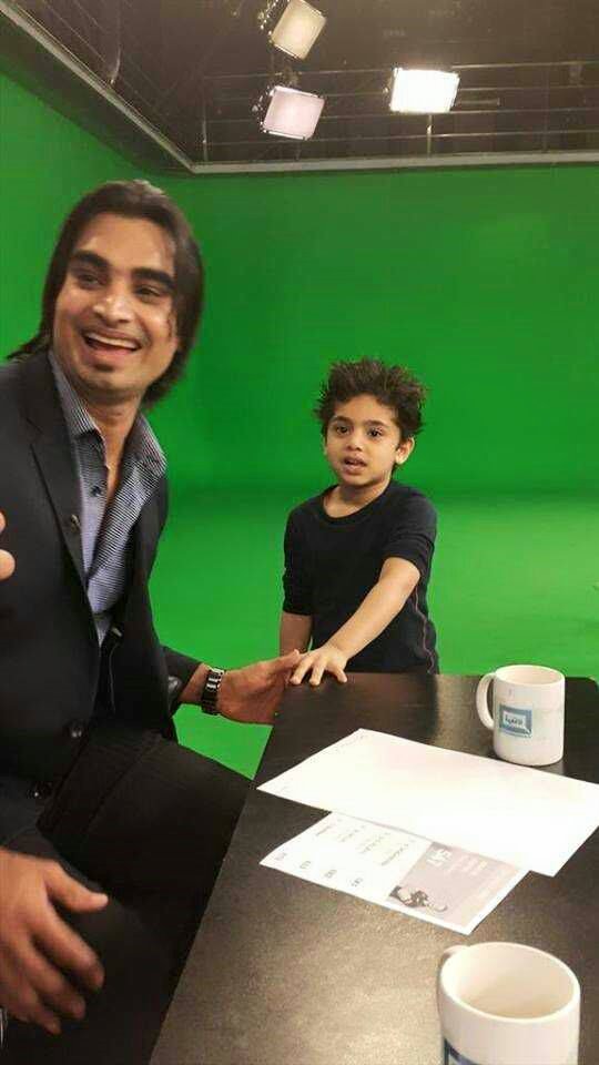 Imran Nazir With Son Amaan