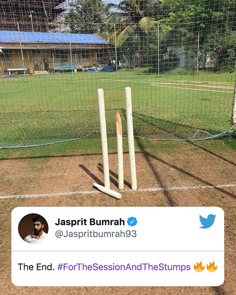 Jasprit Bumrah Ends His Session With Breaking A Stumps