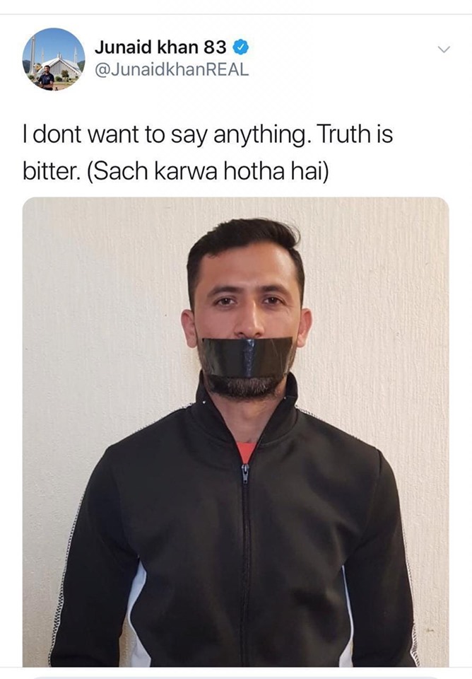 Junaid Khan Records Silent Protest For Being Dropped From WC
