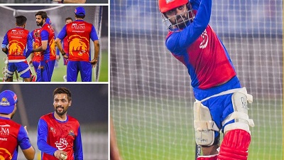 Karachi Kings Practice Session At Shaikh Zaid Cricket Stadium, Abu Dhabi.