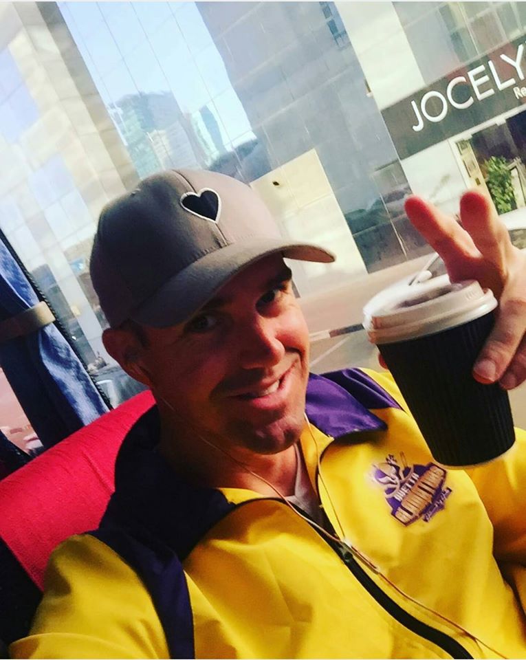 Kevin Pietersen having a good time in UAE!