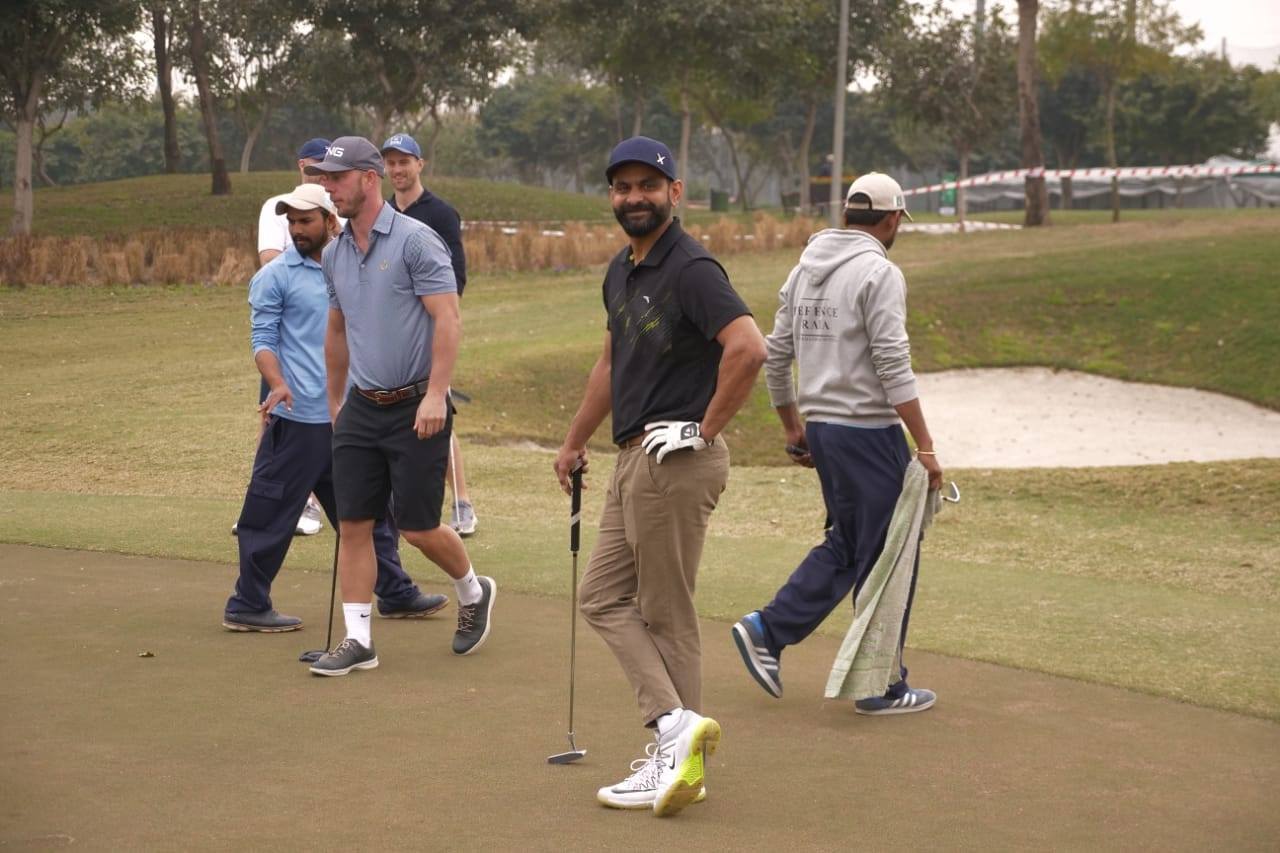 Lahore Qalandar's Squad Visits To Defence Raya Golf Resort Playing Golf