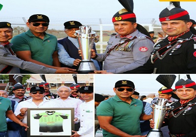 Lahore Qalandars Management Visited Wagah Border Along With PSL 7 Trophy