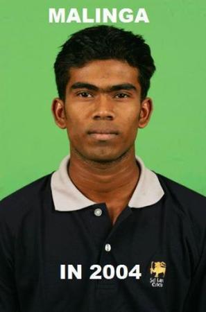 Lasith Malinga Srilankan Fast Bowler Old Photo