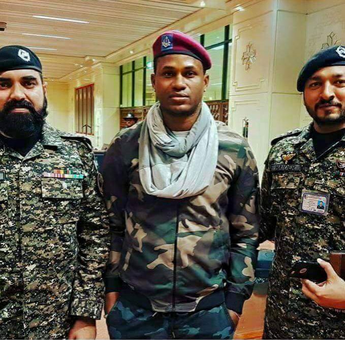 Marlon Samuels With Pak Army