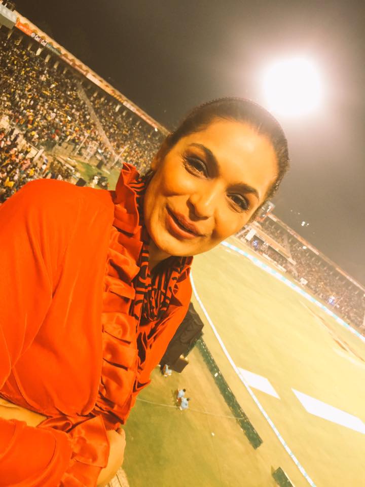 Meera At PSL Final